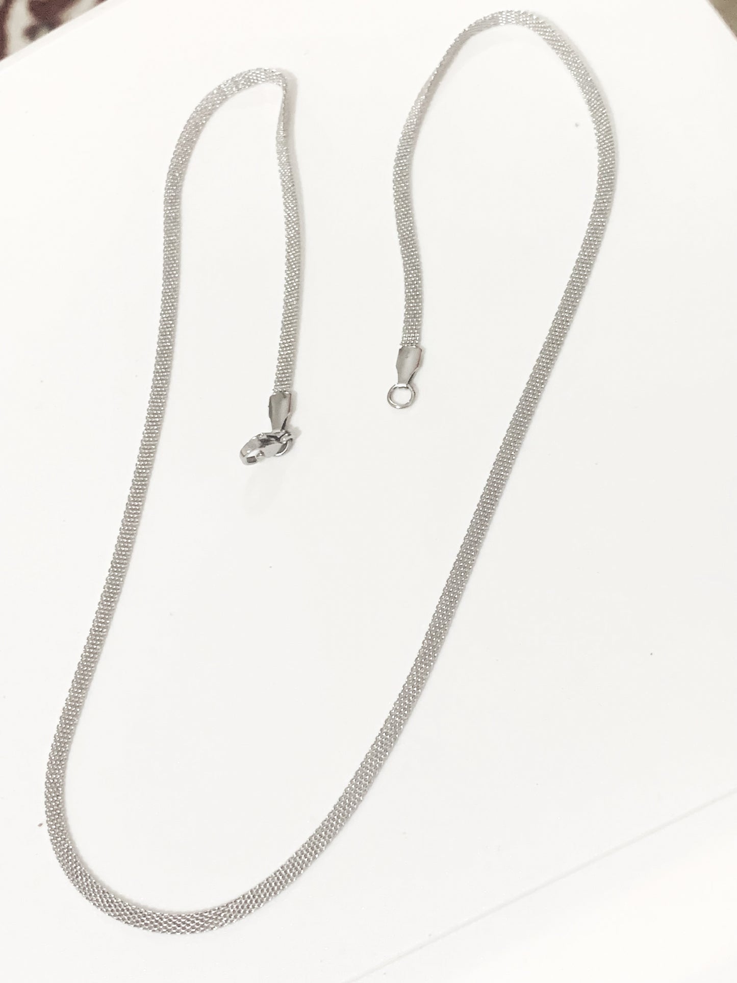 Silver shine stainless steel sleek Chain