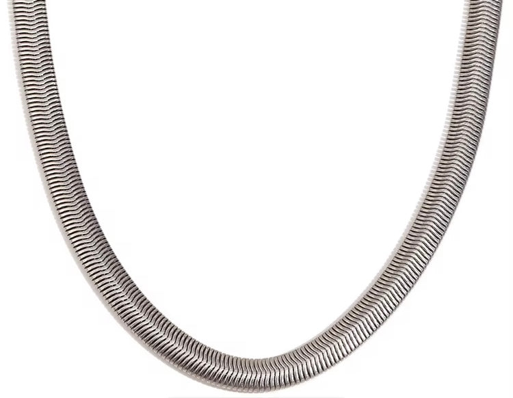 Premium Silver Plated Snake Chain