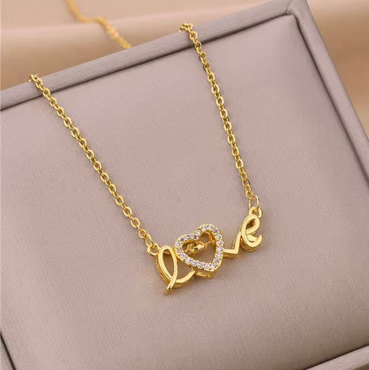 Love Spilled Anti Tarnish Necklace