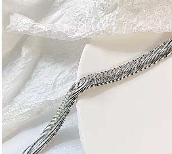 Premium Silver Plated Snake Chain