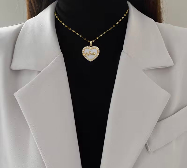 Heartbeat Anti Tarnish Necklace