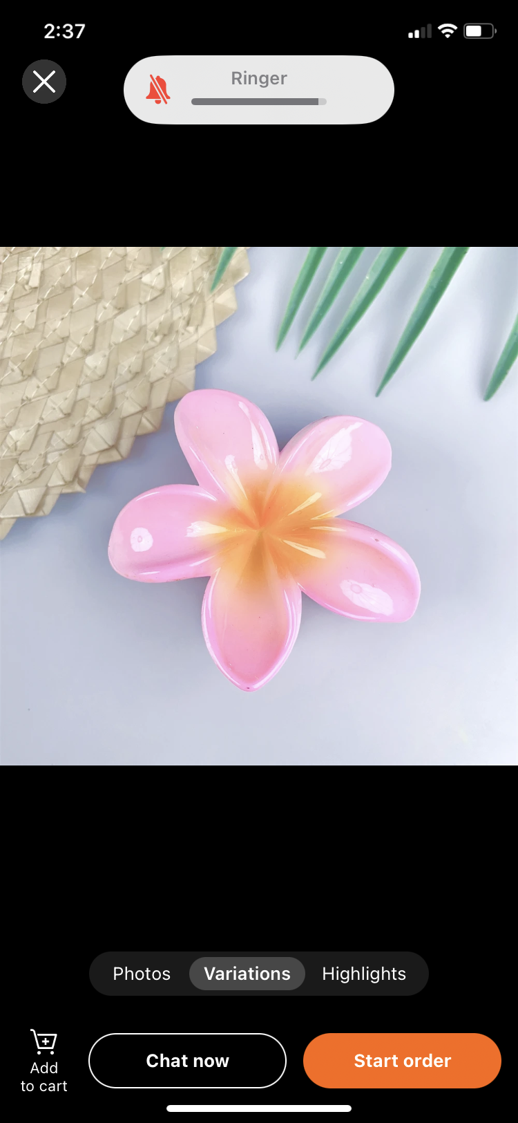 Mini floral claws