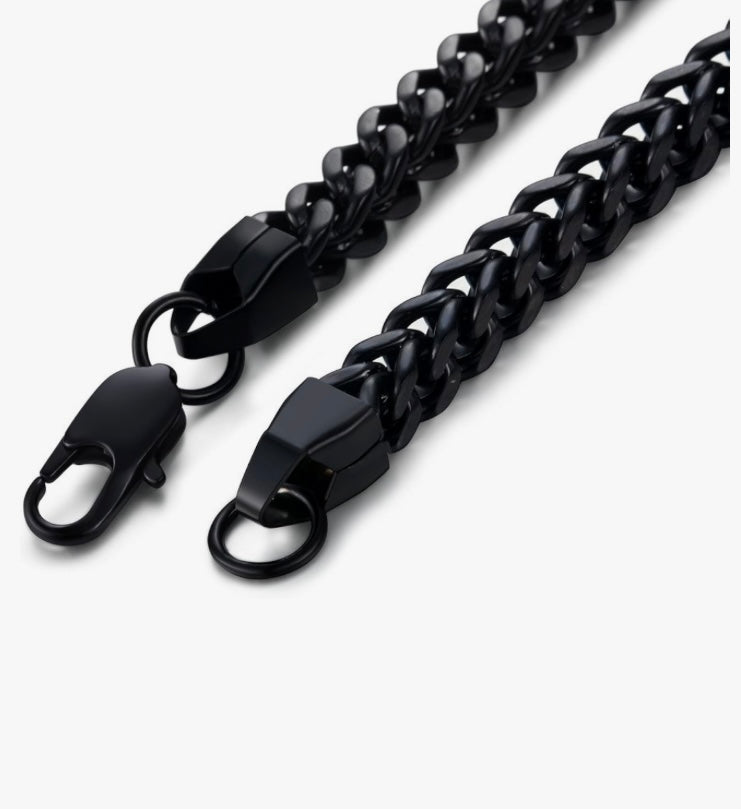 Premium Black Stainless steel stylish Chain