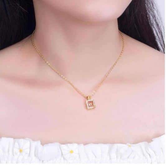 Smart Perfume Bottle Anti Tarnish Necklace