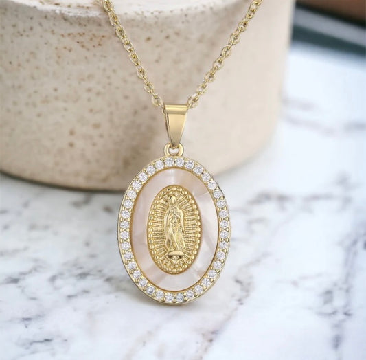 Mother Mary Anti Tarnish Necklace