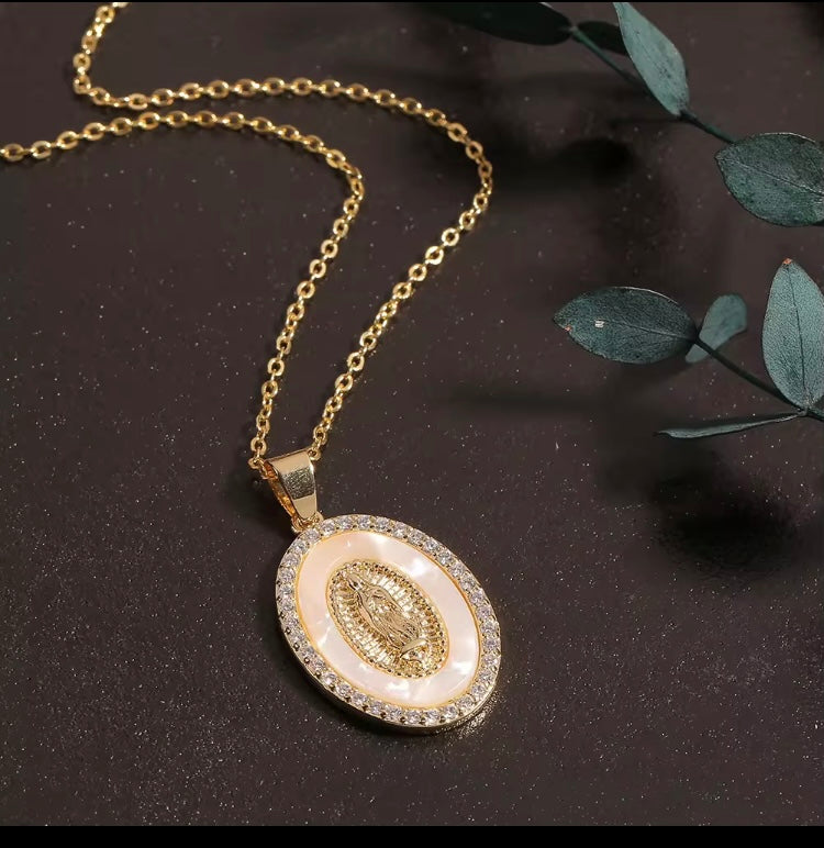 Mother Mary Anti Tarnish Necklace