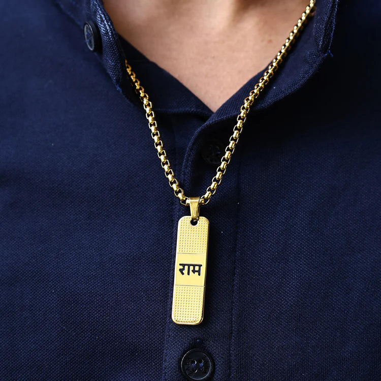 Ram Stainless Steel Chain Pendant
