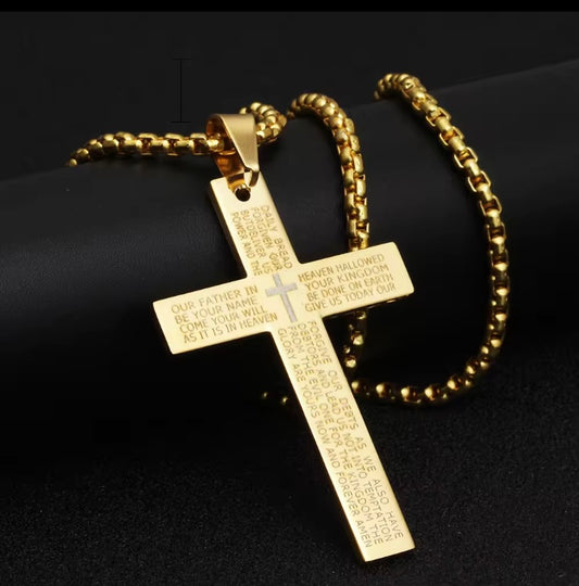 Cross Stainless Steel Chain Pendant