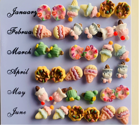 Mini Desert - set of 3 Earrings