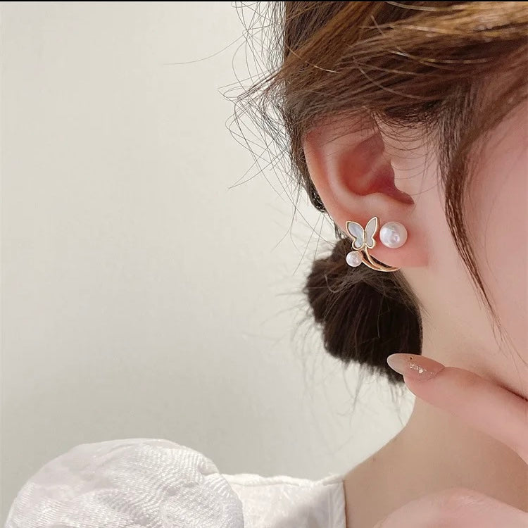 Korean pearl studs