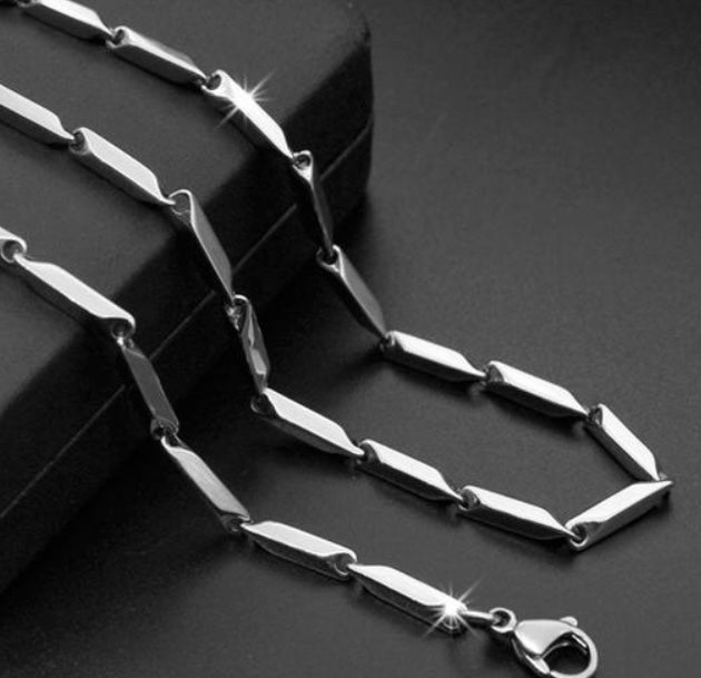 Slim & Sleek Stainless Steel Silver Chain