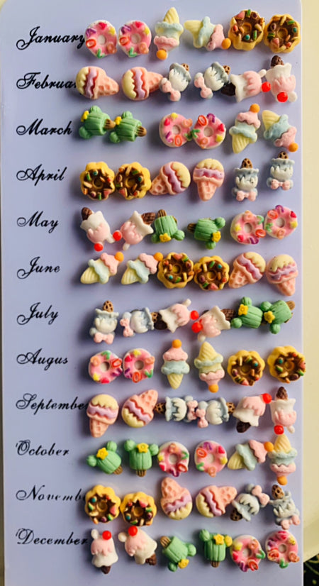 Mini Desert - set of 3 Earrings
