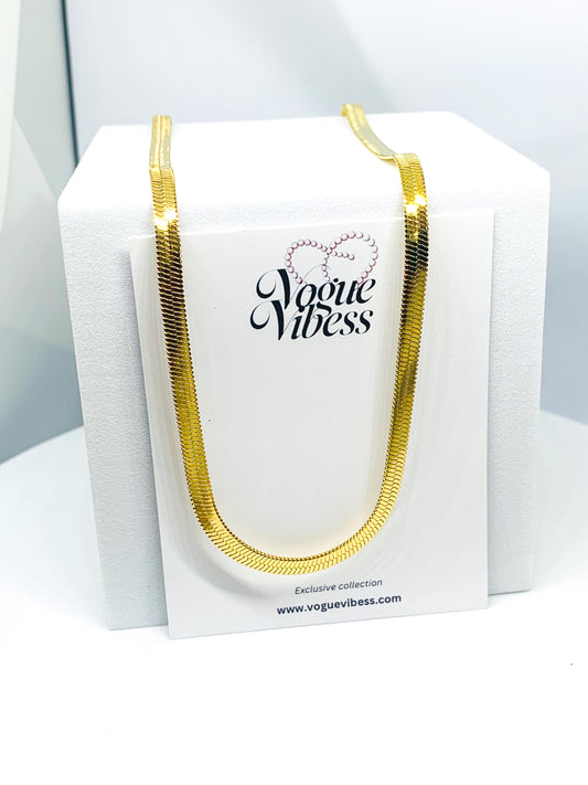 Shiny Premium Flat Snake Chain