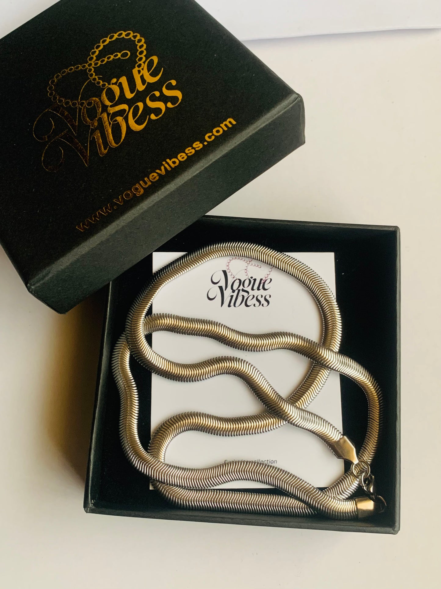 Premium Silver Plated Snake Chain