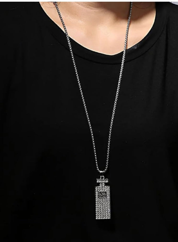 Stone drop GenZ chain pendant
