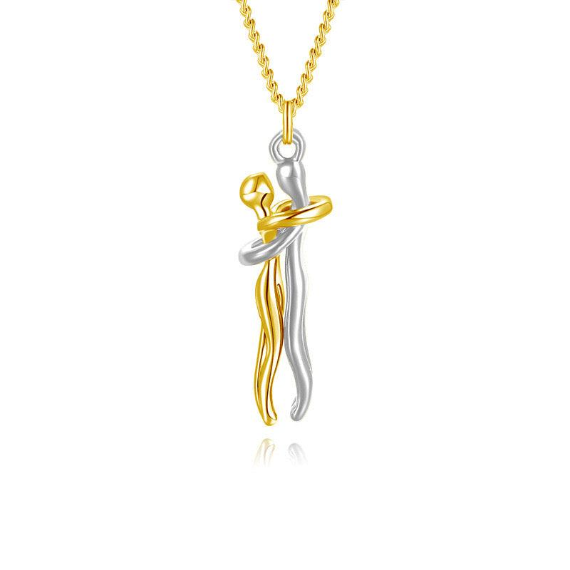 Couple Chain Pendant Set
