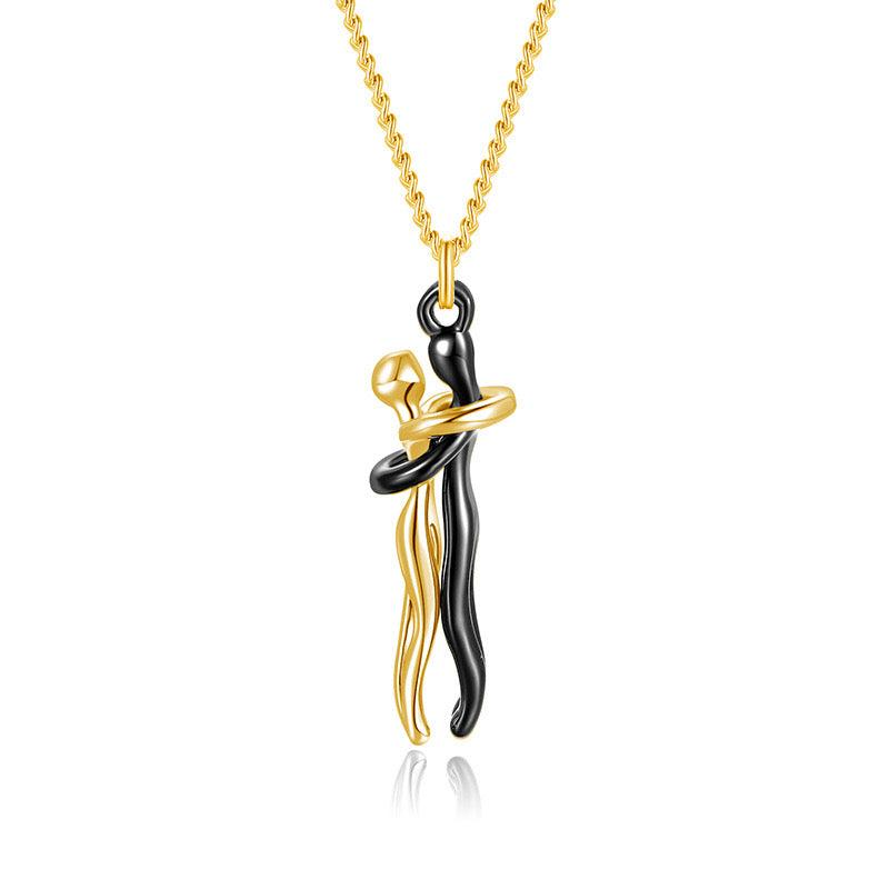 Couple Chain Pendant Set