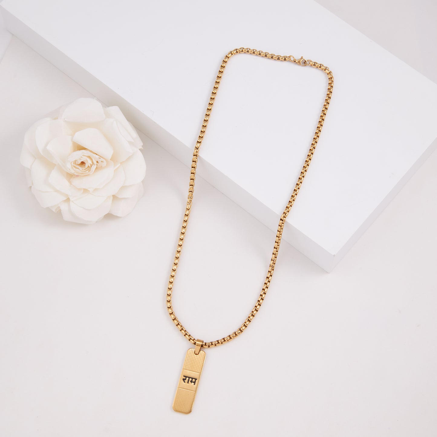 Ram Stainless Steel Chain Pendant