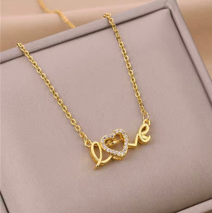 Love Spilled Anti Tarnish Necklace