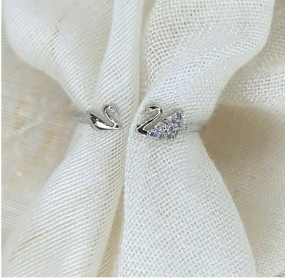 Minimalist Love Duck Ring
