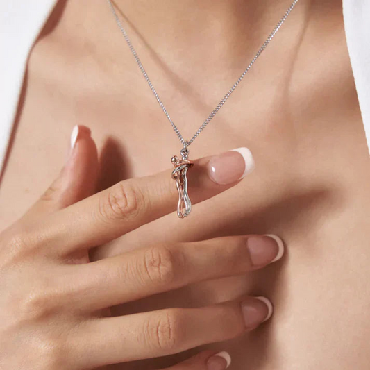 Couple Chain Pendant Set