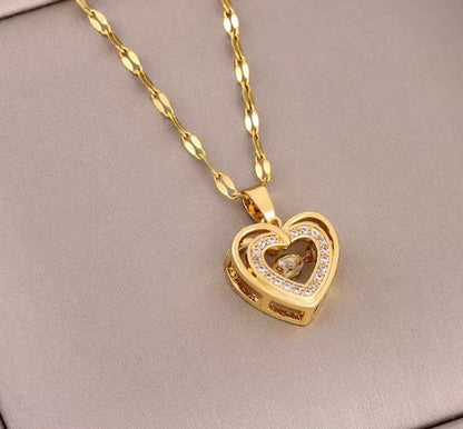 Glow Heart Anti Tarnish Necklace