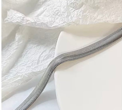 Premium Silver Plated Snake Chain