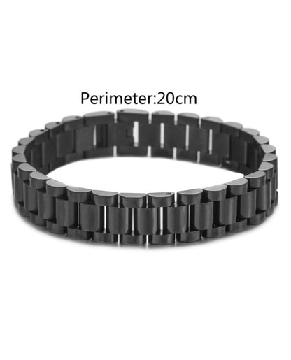 Black Stainless Steel Bracelet