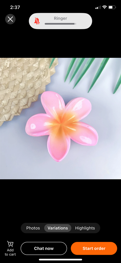 Mini floral claws