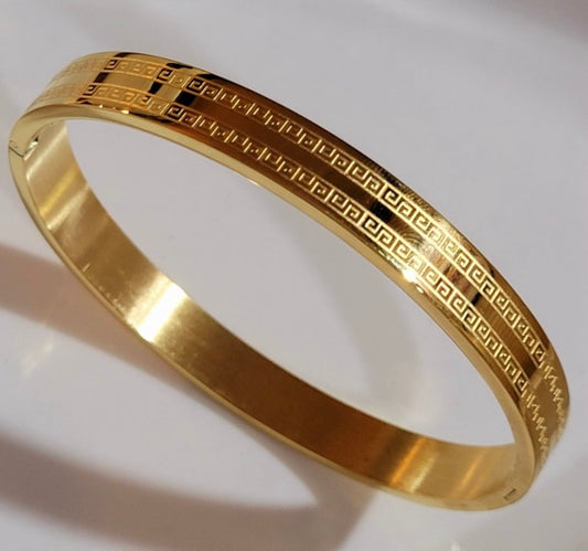 Gold Plated Kada Stainless Steel
