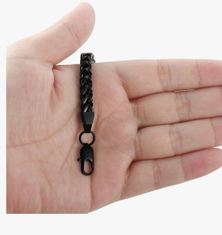 Premium Black Stainless steel stylish Chain