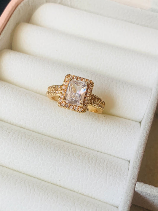 Golden Pristine Ring