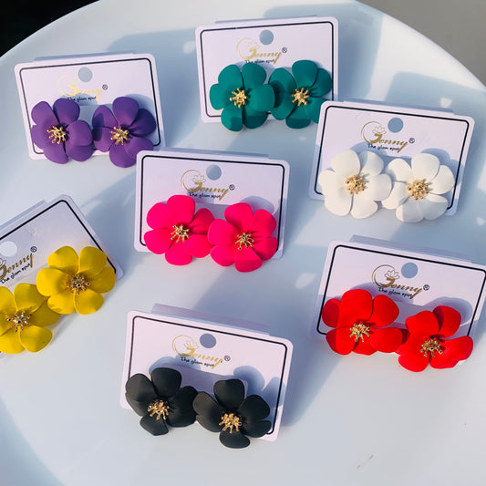 Flower Ear studs