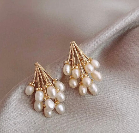 Pearl Bunch Earrings