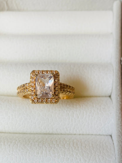 Golden Pristine Ring