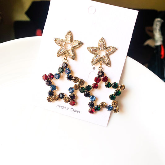 Star Stoned Earrings