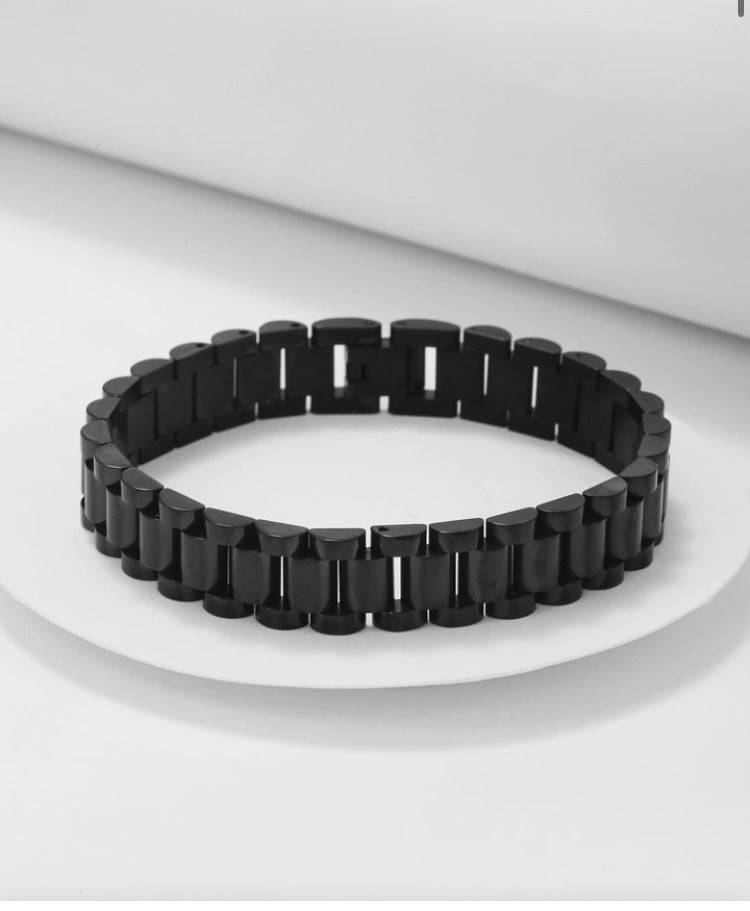 Black Stainless Steel Bracelet