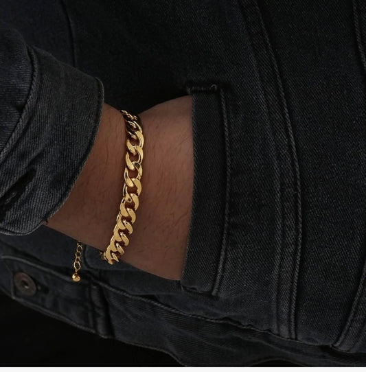 Premium shine link mens Bracelet