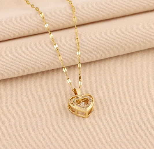 Glow Heart Anti Tarnish Necklace