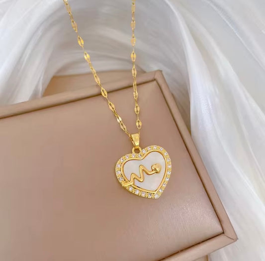 Heartbeat Anti Tarnish Necklace