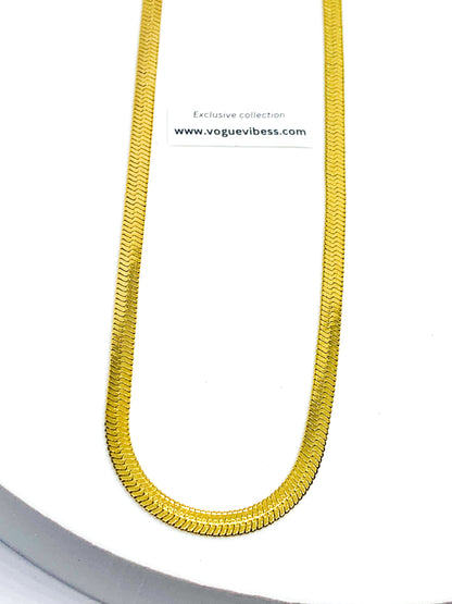 Shiny Premium Flat Snake Chain