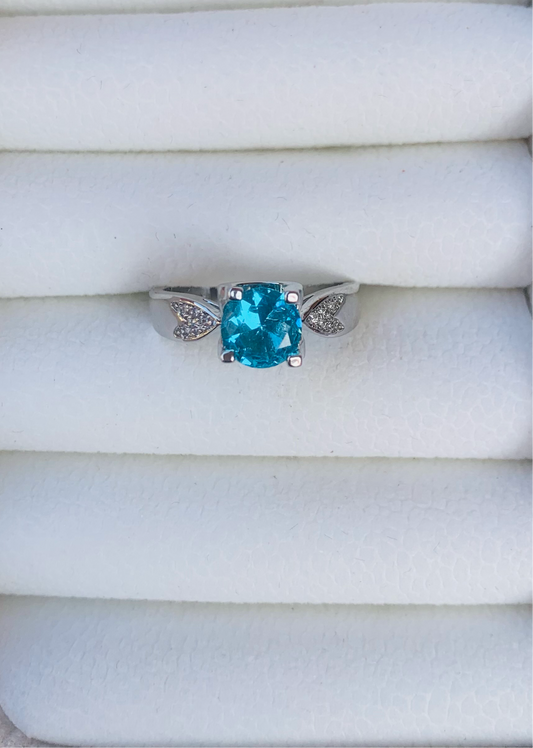 Blue Charm Ring