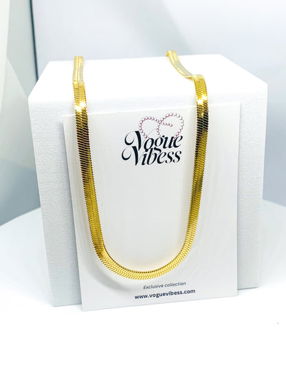 Shiny Premium Flat Snake Chain