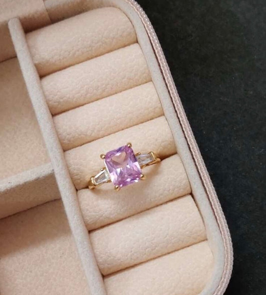 Pink Promise Soft Curve Ring
