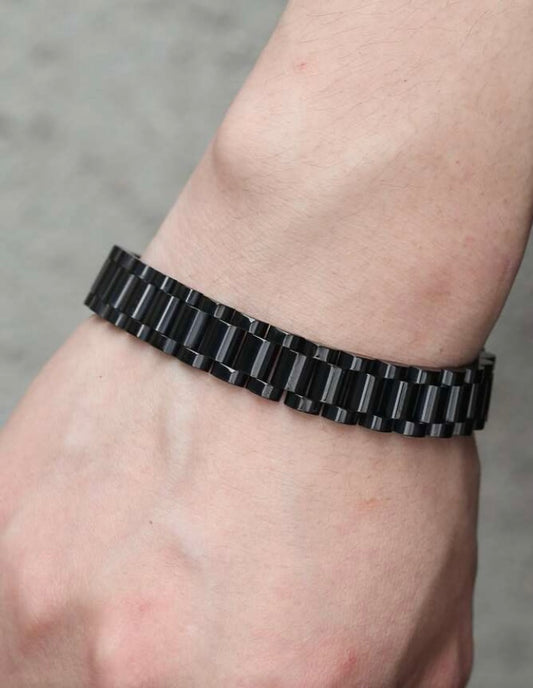 Black Stainless Steel Bracelet