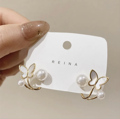 Korean pearl studs