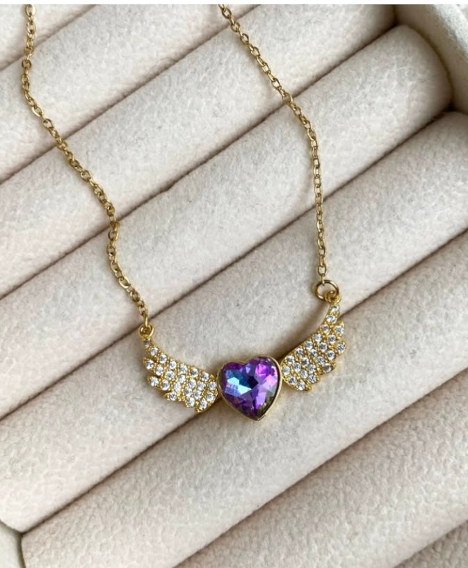 Wings of Affection Anti Tarnish Necklace