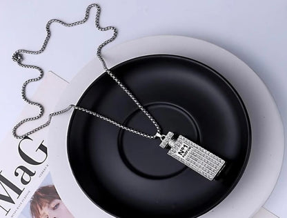 Stone drop GenZ chain pendant