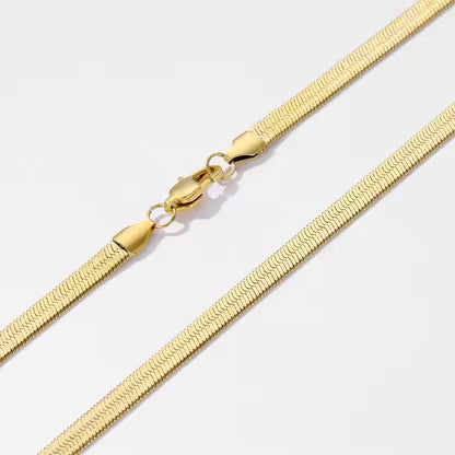 Shiny Premium Flat Snake Chain