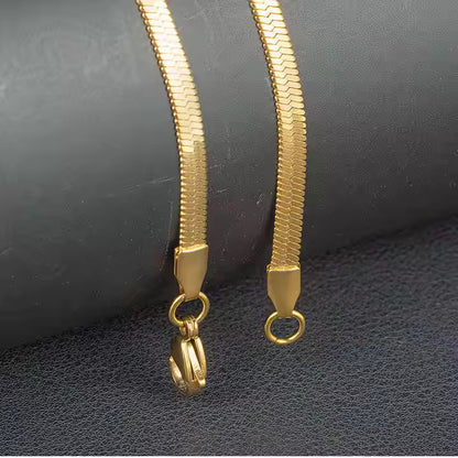 Shiny Premium Flat Snake Chain